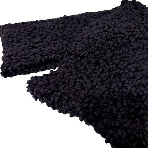 Anthropologie Boucle Knit Infinity Scarf- Black